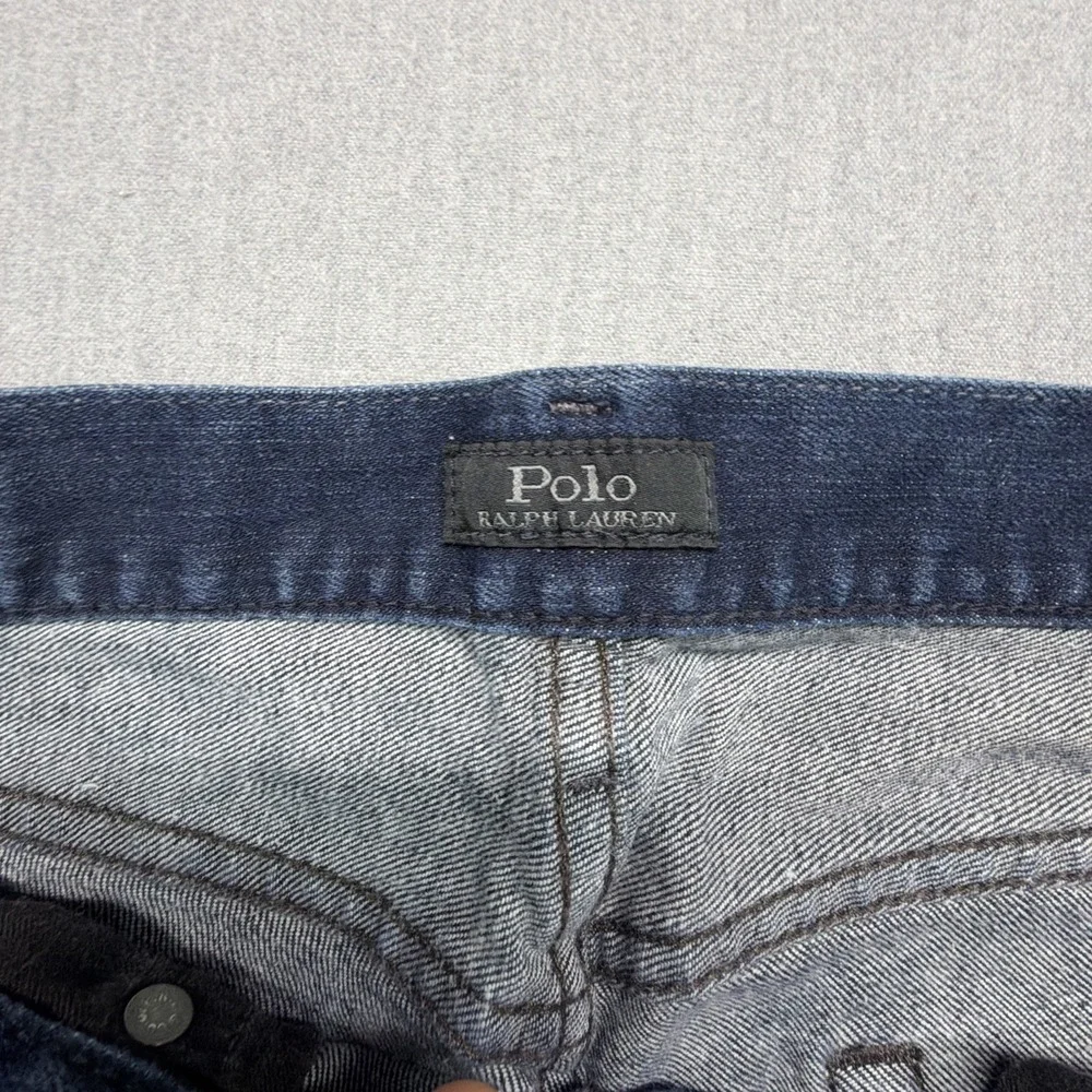 Polo Ralph Lauren Jeans Mens 33x32 (Fits 32x29) Blue The Varick Slim Straight